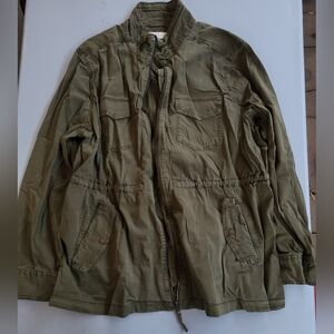 Sonoma Women Army Green Field Jacket